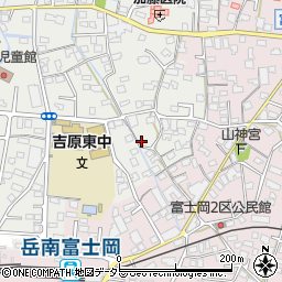 静岡県富士市比奈25周辺の地図