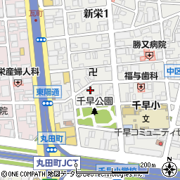 愛知県名古屋市中区新栄1丁目40-5周辺の地図