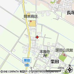 滋賀県愛知郡愛荘町栗田439周辺の地図
