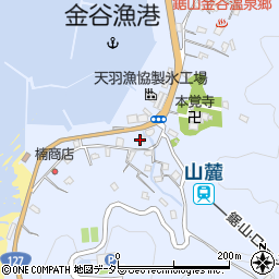 天羽漁協本所金谷支所周辺の地図