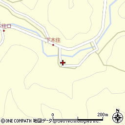 京都府南丹市日吉町木住脇谷27周辺の地図