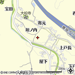愛知県豊田市加納町垣ノ内周辺の地図