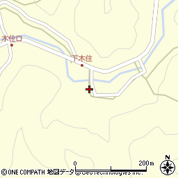 京都府南丹市日吉町木住脇谷5周辺の地図