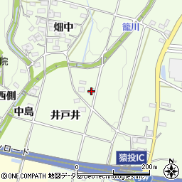 愛知県豊田市猿投町井戸井33周辺の地図