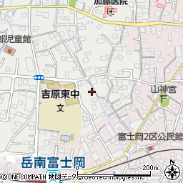 静岡県富士市比奈83周辺の地図