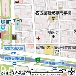 リズム株式会社　名古屋営業所周辺の地図