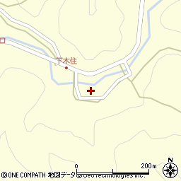 京都府南丹市日吉町木住脇谷30周辺の地図