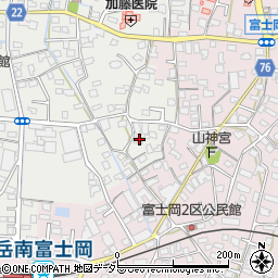 静岡県富士市比奈15周辺の地図