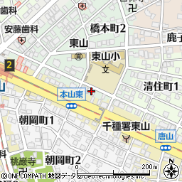 愛知県名古屋市千種区橋本町3丁目40周辺の地図