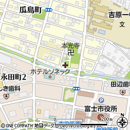 秀峰スクール富士本部校周辺の地図