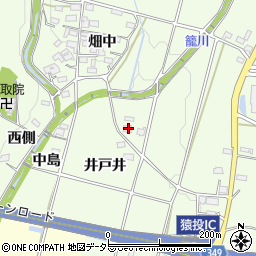 愛知県豊田市猿投町井戸井31周辺の地図