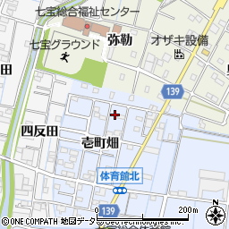 愛知県あま市七宝町伊福壱町畑52周辺の地図