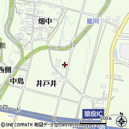 愛知県豊田市猿投町井戸井38-1周辺の地図