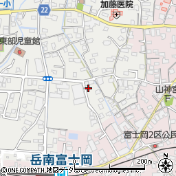 静岡県富士市比奈71周辺の地図