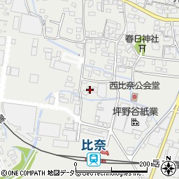静岡県富士市比奈804周辺の地図