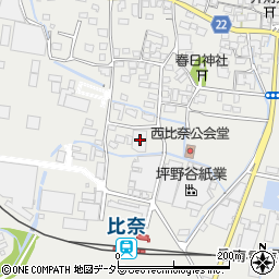 静岡県富士市比奈922周辺の地図
