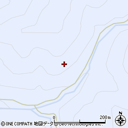 愛知県北設楽郡豊根村古真立洞周辺の地図
