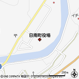 鳥取県日南町（日野郡）周辺の地図