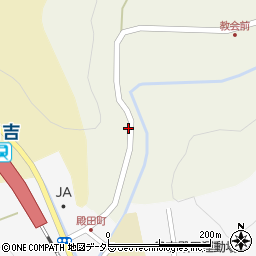 京都府南丹市日吉町田原（大町谷）周辺の地図