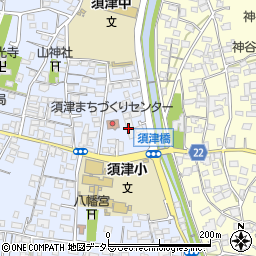 ＪＡふじ伊豆須津周辺の地図