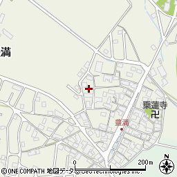 滋賀県愛知郡愛荘町豊満周辺の地図