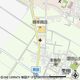 滋賀県愛知郡愛荘町栗田438周辺の地図