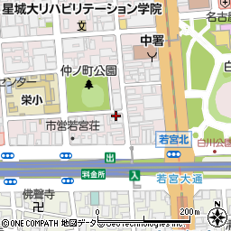lens cafe周辺の地図