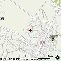 滋賀県愛荘町（愛知郡）豊満周辺の地図