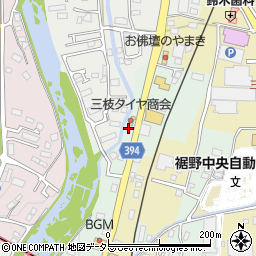 勝間田整骨院周辺の地図