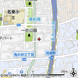 愛知県名古屋市名東区亀の井3丁目174周辺の地図