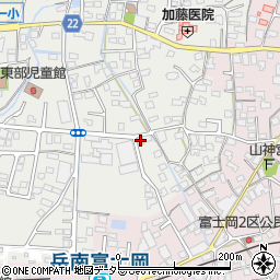 静岡県富士市比奈69周辺の地図