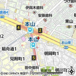 スタシオン本山周辺の地図