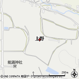 京都府船井郡京丹波町上野周辺の地図