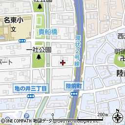 愛知県名古屋市名東区亀の井3丁目171周辺の地図