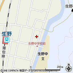 兵庫県朝来市生野町口銀谷2082周辺の地図