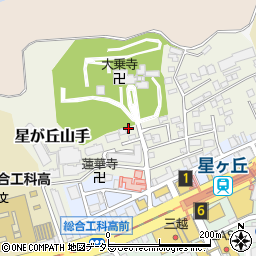 愛知県名古屋市千種区星が丘山手411周辺の地図