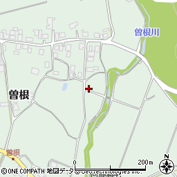 京都府船井郡京丹波町曽根周辺の地図