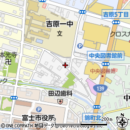 静岡県富士市永田北町8周辺の地図