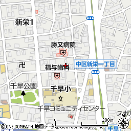 愛知県名古屋市中区新栄1丁目37-22周辺の地図