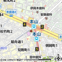 本山自転車駐車場管理事務所周辺の地図