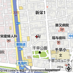 一樂鮨 本店周辺の地図