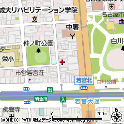 名鉄協商御園通第４駐車場周辺の地図
