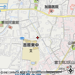 静岡県富士市比奈68周辺の地図