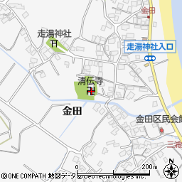 清伝寺周辺の地図