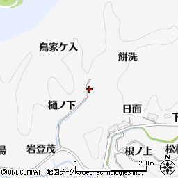 愛知県豊田市中立町高樋周辺の地図
