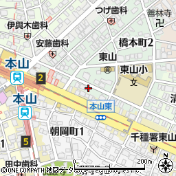 愛知県名古屋市千種区橋本町3丁目35周辺の地図
