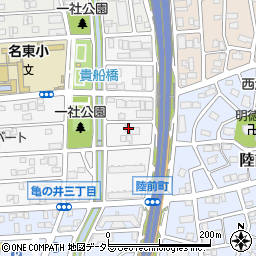 愛知県名古屋市名東区亀の井3丁目176周辺の地図
