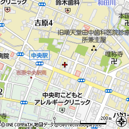 静岡中央銀行吉原支店周辺の地図