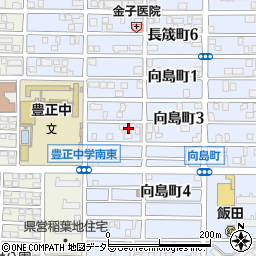 愛知県名古屋市中村区向島町3丁目22周辺の地図