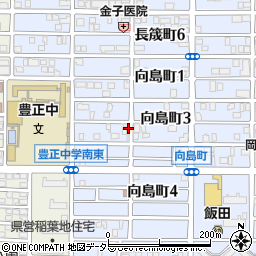 愛知県名古屋市中村区向島町3丁目23-5周辺の地図